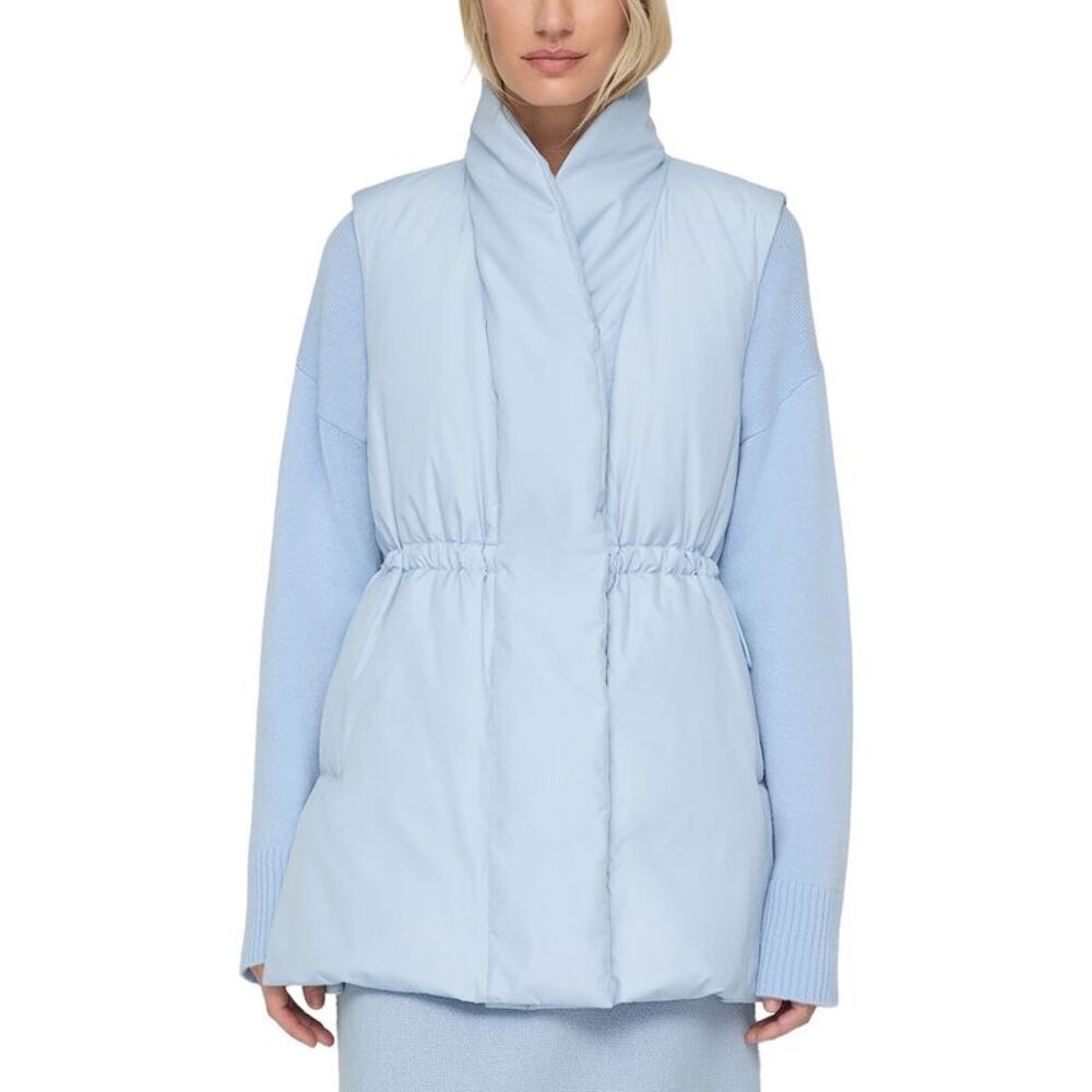 Lafayette 148 New York Womens Shawl Collar Down Vest